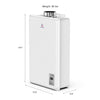 Image of Eccotemp 45HI Indoor 6.8 GPM Natural Gas Tankless Water Heater Vertical Bundle 45HI-NG-V-B