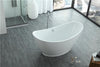 Image of 68 inch Glamorous Pedestal Double Slipper Tub - WE6513