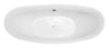 Image of 68 inch Glamorous Pedestal Double Slipper Tub - WE6513