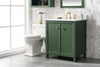 Image of Legion Furniture 30" x 22" x 34" Vogue Green Single Sink Bathroom Vanity WLF2130-VG