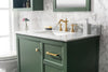 Image of Legion Furniture 36" x 22" x 34" Vogue Green Single Sink Bathroom Vanity WLF2136-VG