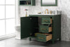 Image of Legion Furniture 36" x 22" x 34" Vogue Green Single Sink Bathroom Vanity WLF2136-VG