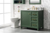 Image of Legion Furniture 36" x 22" x 34" Vogue Green Single Sink Bathroom Vanity WLF2136-VG