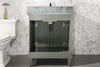 Image of Legion Furniture 30" x 22" x 34" Pewter Green Single Sink Bathroom Vanity WLF2230-PG