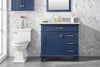 Image of Legion Furniture 36" x 22" x 34" Blue Single Sink Bathroom Vanity WLF2236-B