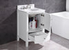 Image of Legion Furniture 24" x 22" x 33.5" White Single Sink Bathroom Vanity WT9309-24-W-PVC