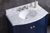 Image of Legion Furniture 36" x 22" x 33.5" Blue Single Sink Bathroom Vanity WT9309-36-B-PVC