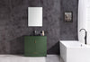 Image of Legion Furniture 36" x 18" x 33.5" Vogue Green Single Sink Bathroom Vanity WTM8130-36-VG-PVC