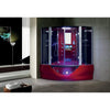 Image of Maya Bath The Superior Platinum Red 2-Person Freestanding Steam Shower 104
