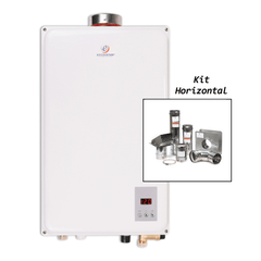 Eccotemp 45HI Indoor 6.8 GPM Liquid Propane Tankless Water Heater Horizontal Bundle 45HI-LP-H-B