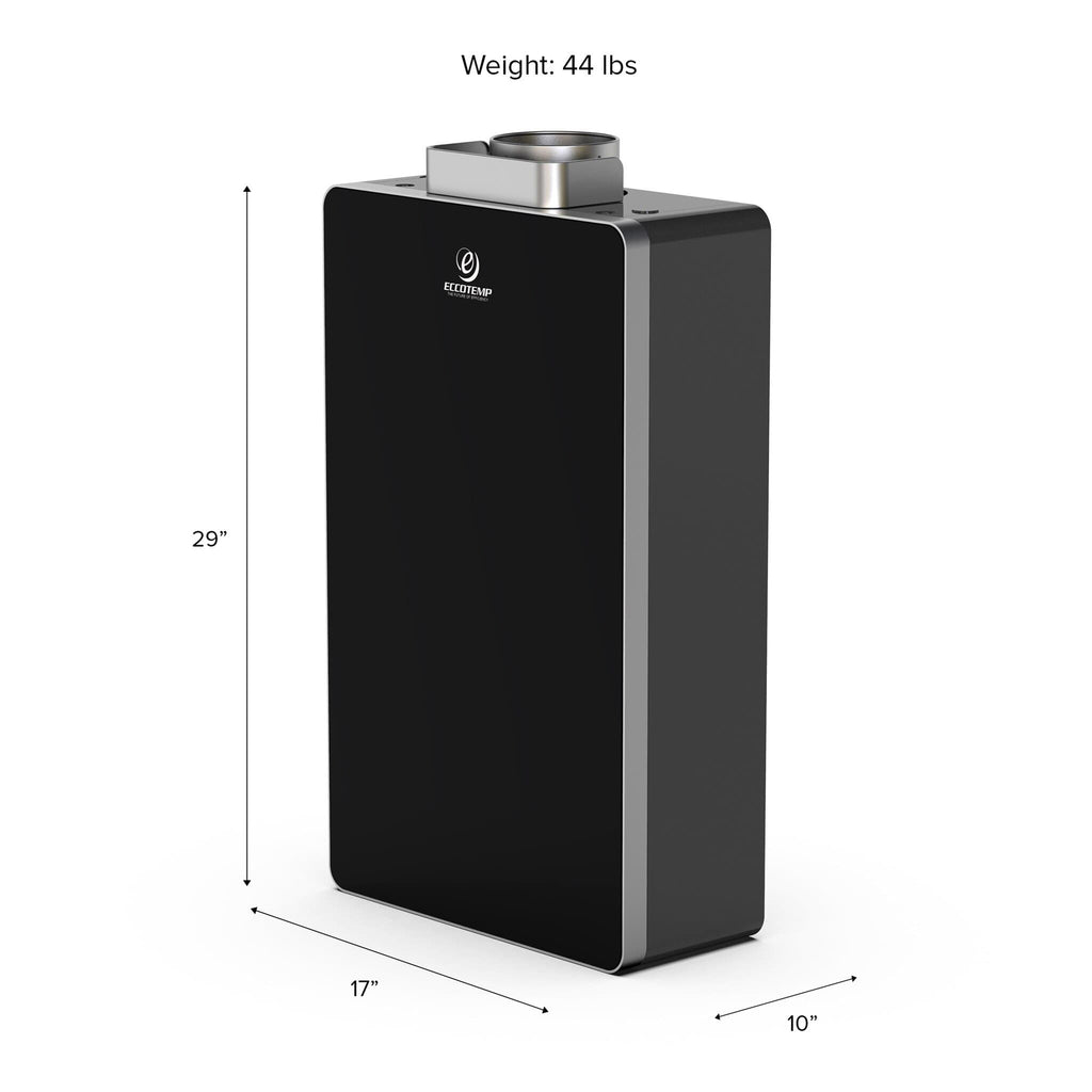 Eccotemp EL22i Indoor 6.8 GPM Natural Gas Tankless Water Heater Vertical Bundle EL22-iNGV