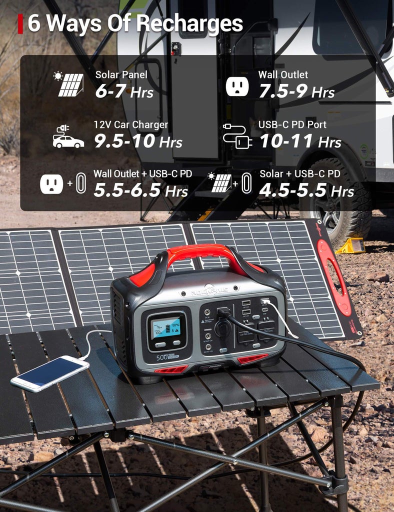 Rockpals Rockpower 500W Power Station