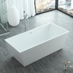 Legion Furniture WE6813 67 Inch White Acrylic Tub, No Faucet