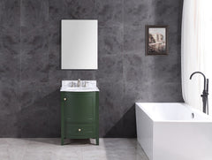 Legion Furniture 24" x 22" x 33.5" Vogue Green Single Sink Bathroom Vanity WT9309-24-VG-PVC