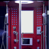 Image of Maya Bath Valencia Red 2-Person Freestanding Steam Shower 109