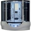 Image of Maya Bath Valencia White 2-Person Freestanding Steam Shower 106