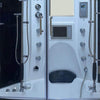 Image of Maya Bath Valencia White 2-Person Freestanding Steam Shower 106